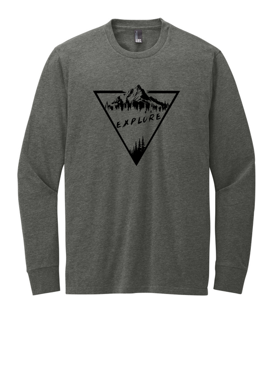 Explore long sleeve graphic T-shirt