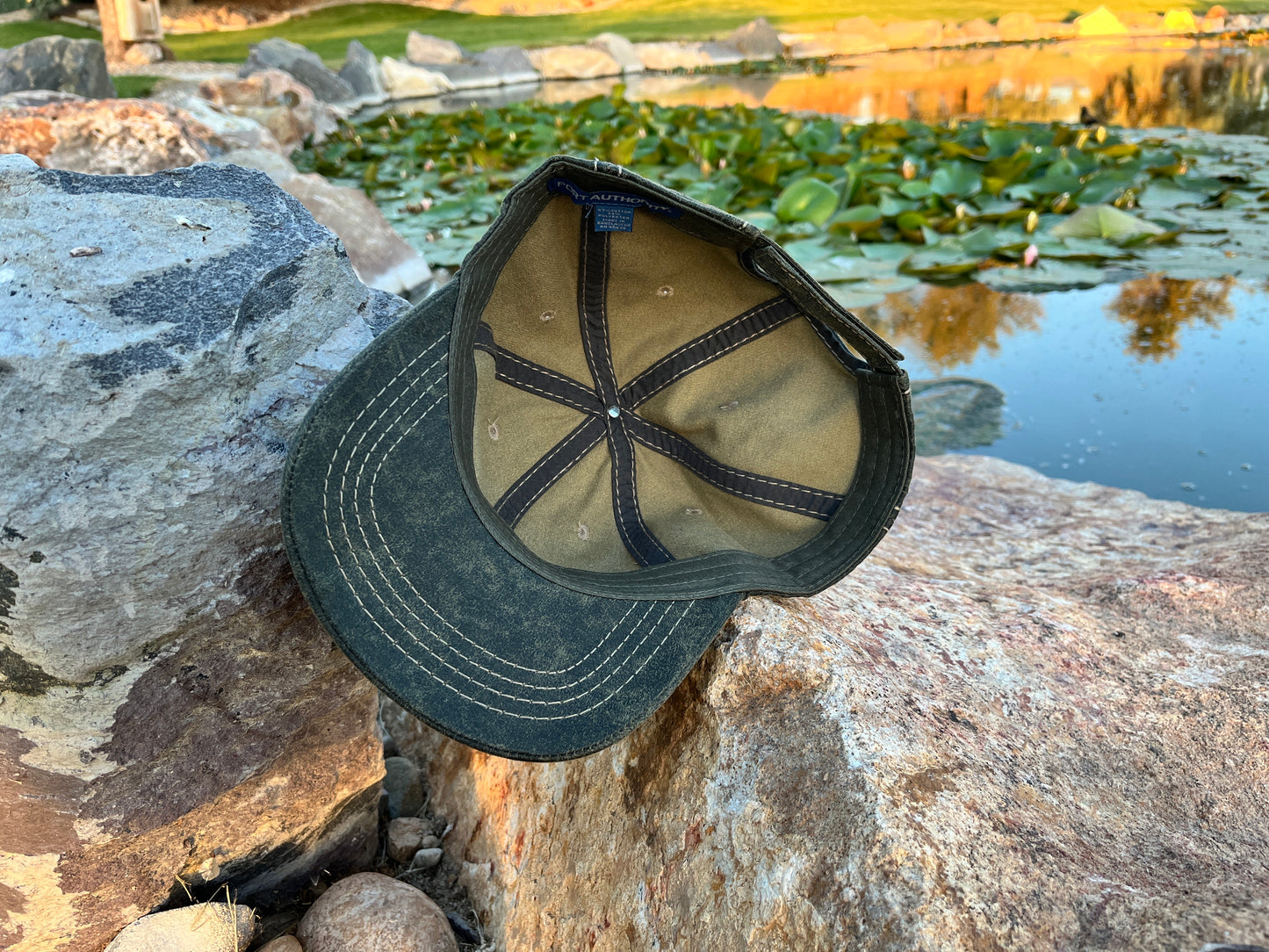 Idaho Mountain, Pigment Print Distressed Cap
