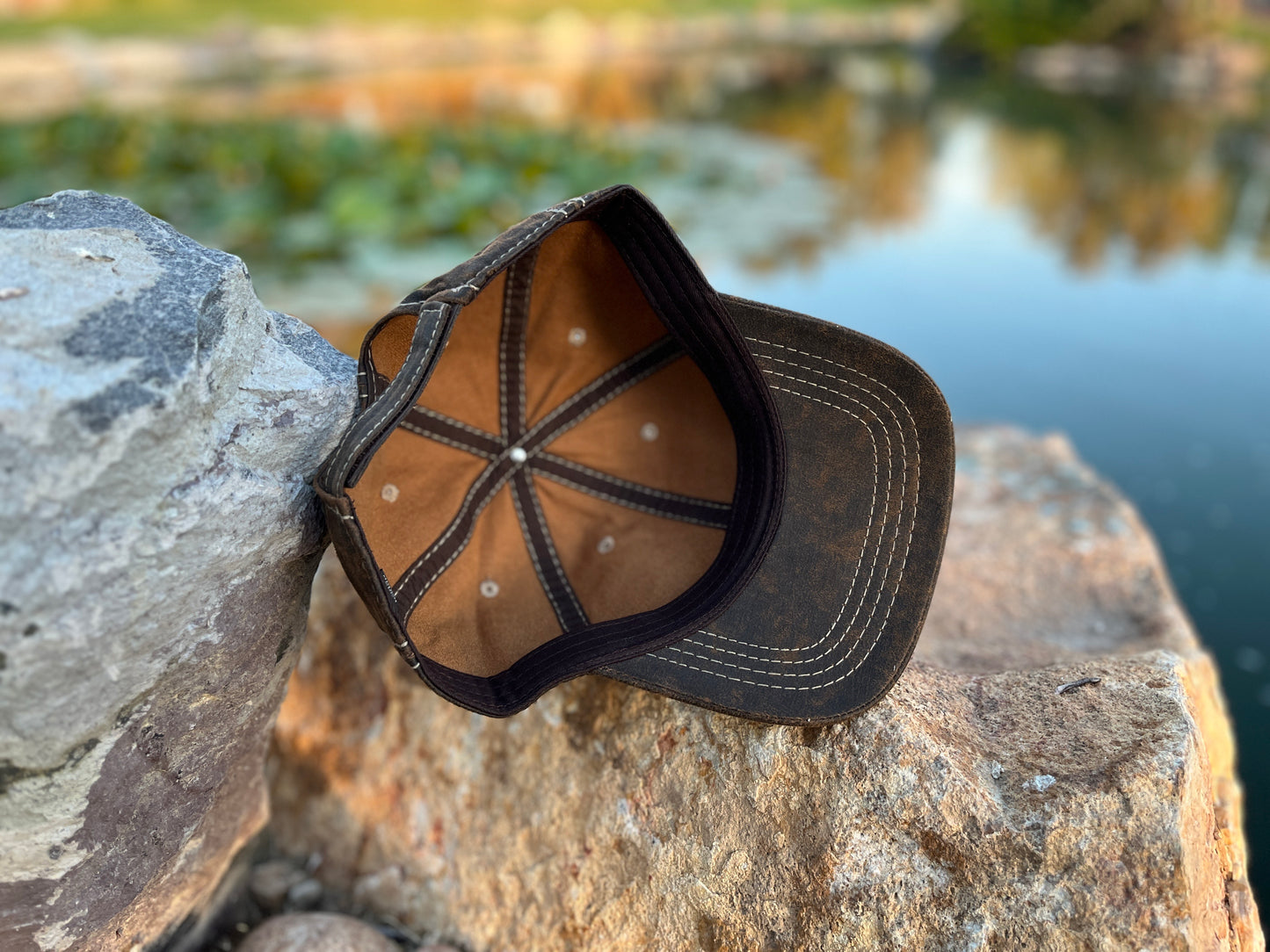 Idaho Mountain, Pigment Print Distressed Cap