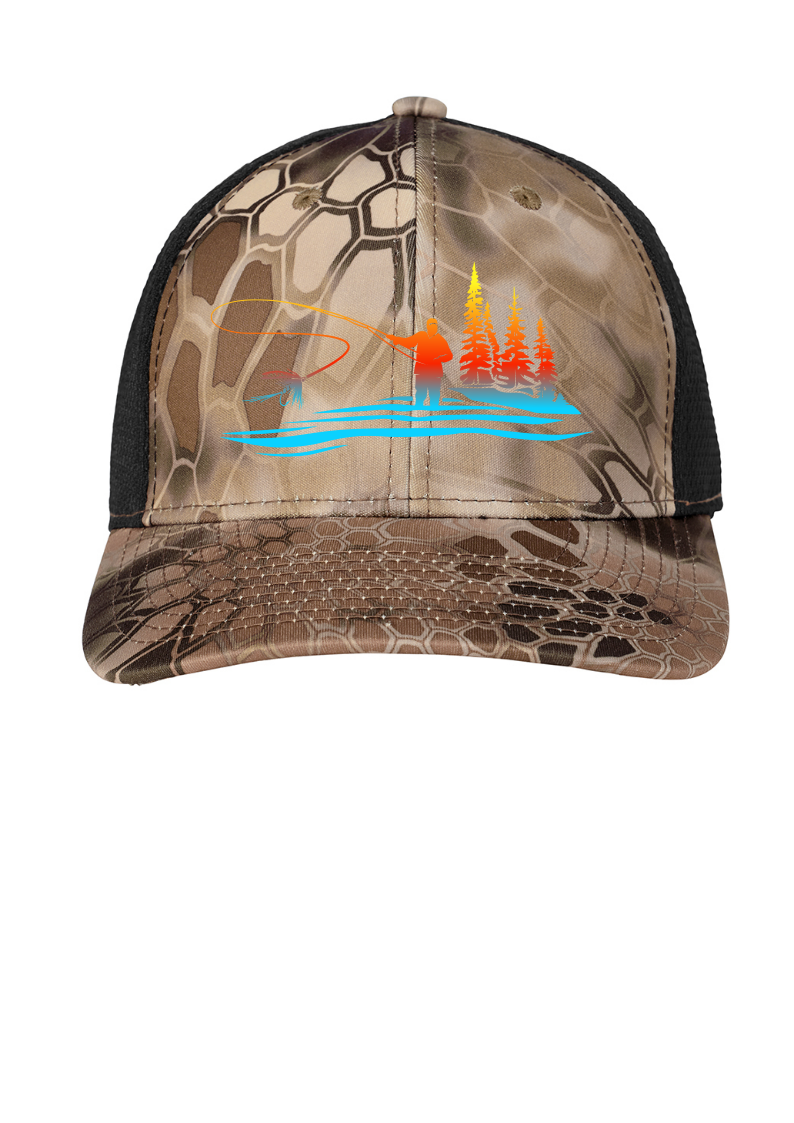 Fly Fishing Performance Kryptek Mesh Back Snapback Cap