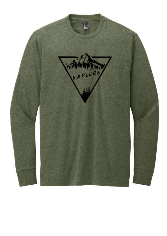 Explore long sleeve graphic T-shirt