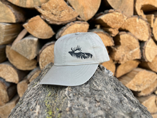 Elk mountain low profile washed Twill Cap