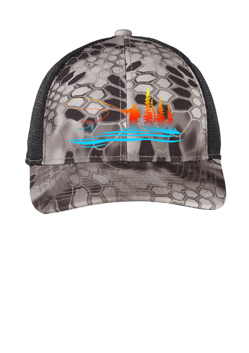 Fly Fishing Performance Kryptek Mesh Back Snapback Cap