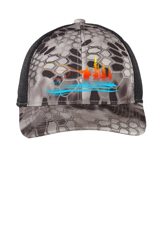 Fly Fishing Performance Kryptek Mesh Back Snapback Cap